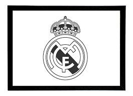 Download free real madrid logo png images. Interio Crafts Wall Hanging Real Madrid Team Logo Paper Print Framed Poster 12 By 8 Inch Wood And Glass Black Frame Amazon In Home Kitchen