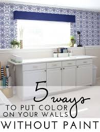 Color Your Walls Without Paint Tips