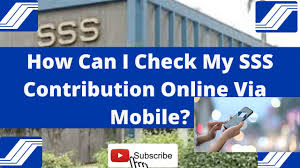 sss contributions via mobile