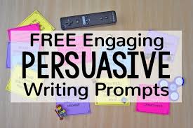 ening persuasive writing prompts