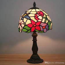 8 Inch Stained Glass Art Desk Lamp