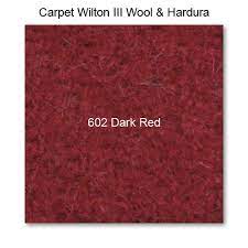 carpet wilton wool iii 602 dark red 40