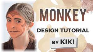 monkey face paint tutorial you