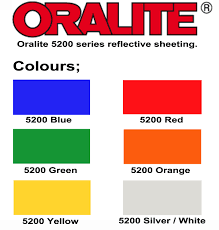 Oralite 5200 Reflective Sign Vinyl 3 4 Year
