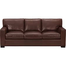 axis leather 3 seat sofa in amaretto