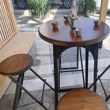 Industrial Style Folding Patio Bistro