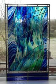modern stained glass window art
