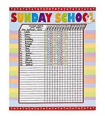 Buy Sunday School Attendance Sticker Charts 480 Stickers Per