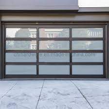 Automatic Aluminum Glass Garage Door