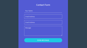 contact form template html css free