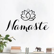 Wall Designer Namaste Lotus Yoga