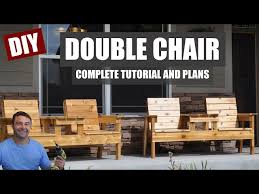 How To Make A Double Chair Bench Diy