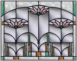 Anderson Lotus Flower Stained Glass
