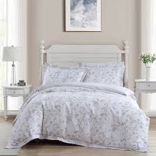 Light Grey Fawna Cotton Quilt Cover