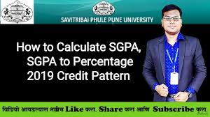 sgpa to percene calculation of sppu