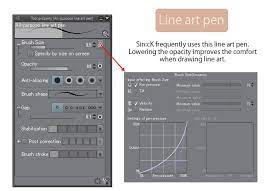 pen settings for anime art in any style
