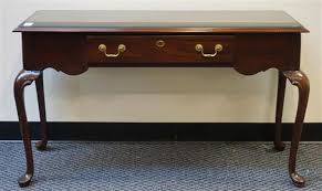 queen anne style cherry sofa table