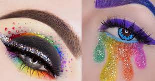 whoa this rainbow makeup tutorial has