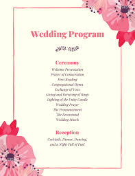 diy making your own wedding programs
