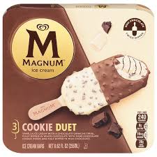 magnum ice cream bars cookie duet