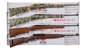 four boxed ruger 10 22 semi automatic