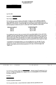 They should really reference boa on the inq. Debt Settlement Letter With Fia Card Services Client Saved 80