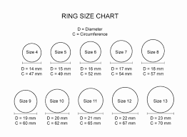 Ring Size Chart Printable Of La S Men Ring Size Chart In