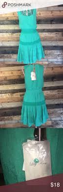Lily Rose Green Summer Breeze Dress Size Xs Nwt Lily Rose