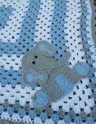 This pattern features polka dots and a ruffle border. Crochet Elephant For Baby Blanket Yourorigami Info
