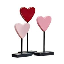 Amazon Com Wood Pink Red Light Pink Heart Nursery Room