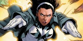 Wandavision's monica rambeau shows off her own mcu superhero costume in photon fan art that may foreshadow her during a seemingly mundane missing persons assignment, she was drawn into wanda maximoff's (elizabeth olsen) strange sitcom world. Wandavision Monica Rambeau Spectrum Costume Cbr