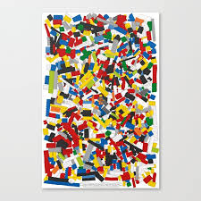 Lego Canvas Print By Martin Lucas