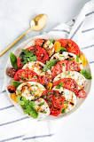 What meal goes with Caprese salad?