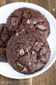 Once the butter and sugar alternative is creamed together, add the egg, vanilla extract,and milk and mix for about 10 seconds until somewhat mixed in. Paleo Double Chocolate Cookies Bakerita