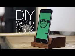 Get charged up at home, on the road, or in the office! Make Wooden Iphone Charging Dock Diy Project Youtube