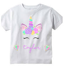 Unicorn T Shirt Personalized Gift Etsy Love Unicorn