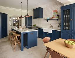 Dark Blue Kitchen