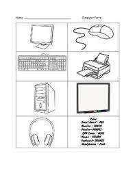 We work on them, play on them, learn, plan our day, communicate through them and so so much more. Kindergarten Computer Parts Coloring Pages Coloring Pages Ideas