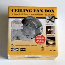 hubbell ceiling fan box 4 round 2 1 8