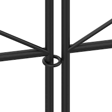 Kingdely 24 4 In H X 23 6 In W Black Metal Garden Fence Panel Outdoor Rustproof Decorative Garden Fence 5 Pack