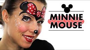 minnie mouse face painting ashlea