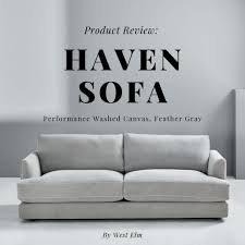 review haven sofa by west elm