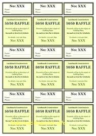 Template For Raffle Tickets With Numbers Ticket Layout City