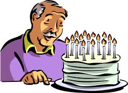 Planning a birthday party should be fun, but sometimes coming up with a theme can be the hardest part. Senior Citizen Blows Out Birthday Candles Vector Image