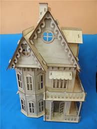 Laser Cut Wooden Gothic House Mini Two