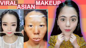 testing crazy viral asian makeup