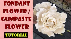 See more ideas about gum paste, fondant flowers, gum paste flowers. Fondant Flower Gumpaste Flower Easy Quick Cake Recipes Youtube