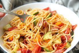 spaghetti pasta salad real life dinner