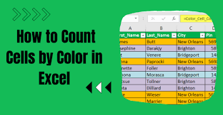 count cells by color in excel