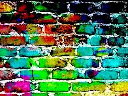 Retro Graffiti Brick Wall Sublimation
